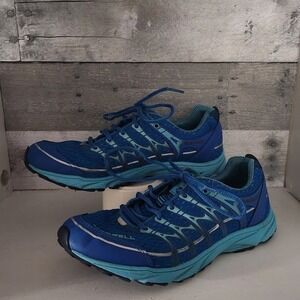 Merrell Mix Master Move Glide Blue Teal Trail Running Shoes Womens Size 7 J57166